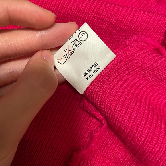 Vintage Yves Saint Laurent cardigan fuchsia - Picture 12 of 13